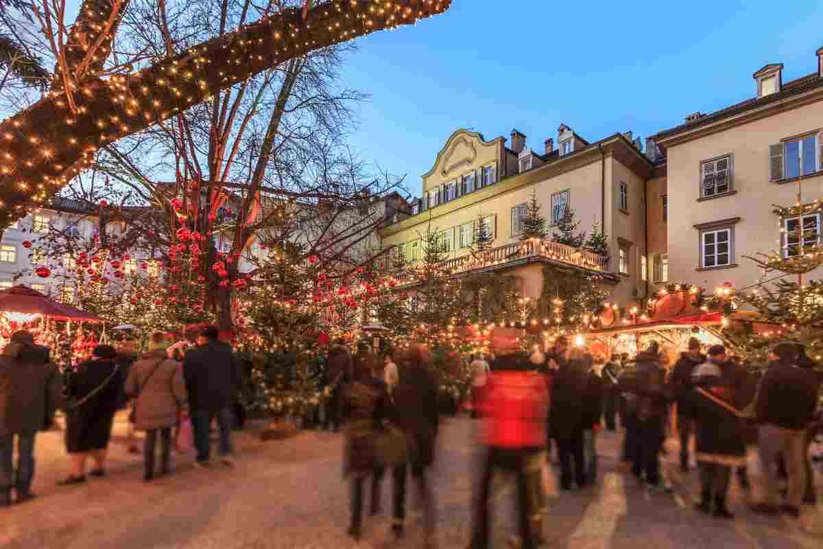 villaggio di natale dolomiti: mercatini di bolzano