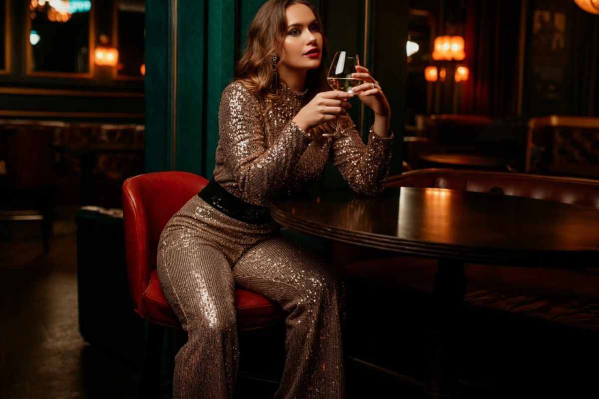 pantaloni di paillettes come abbinarli