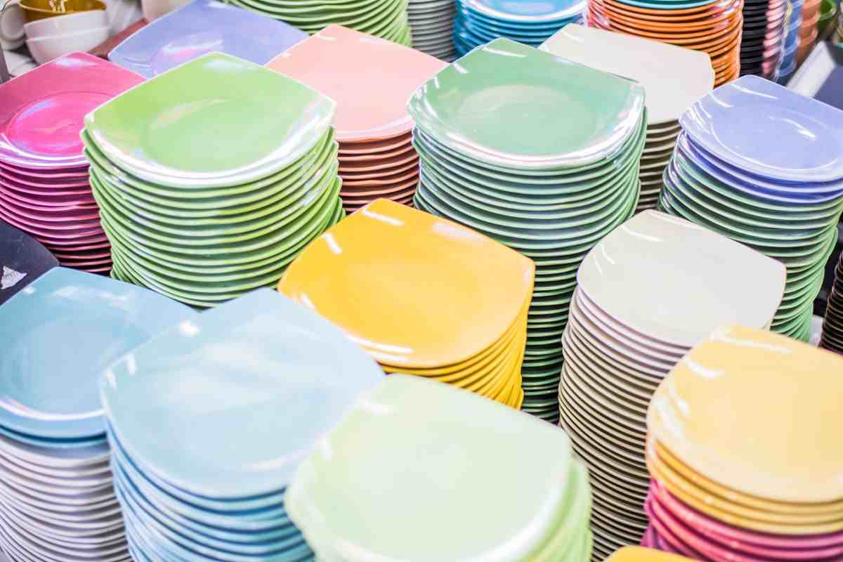 piatti colorati offerta lidl